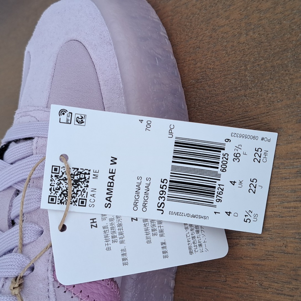 Adidas Sambae - Color: Preloved Purple - Size: Women 5.5 - Picture 10 of 10